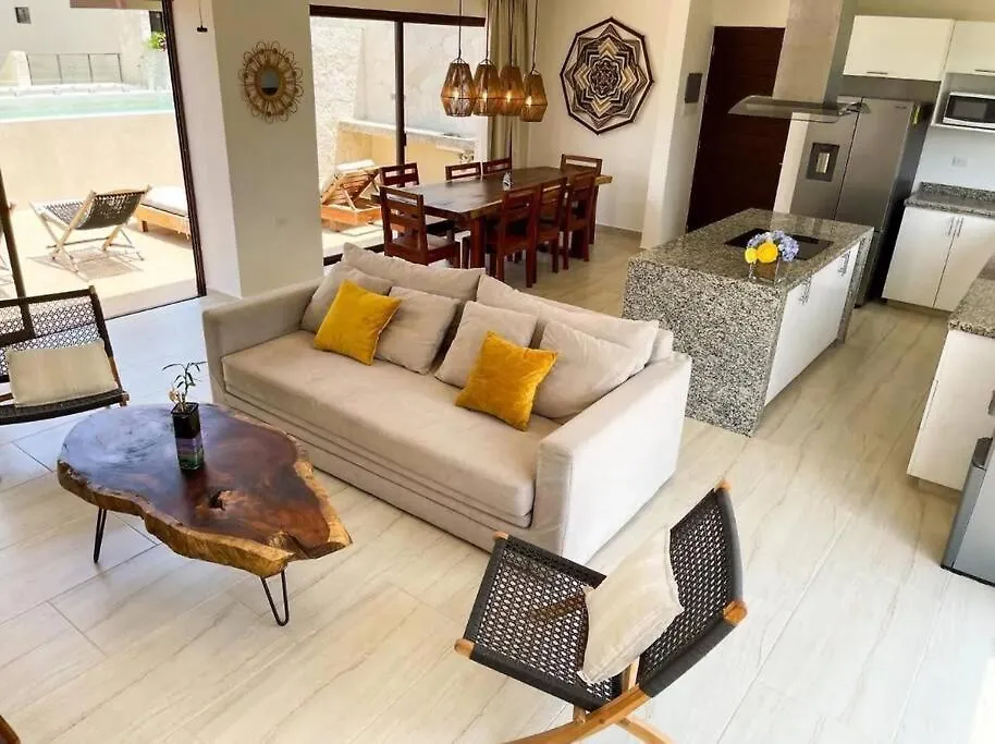 Spacious 2 Bdr Ph Blue Luxury Condo Pvt Pool Terrace Jungle View Tulum 0*,  Mexico