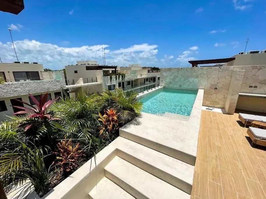 Spacious 2 Bdr Ph Blue Luxury Condo Pvt Pool Terrace Jungle View Tulum