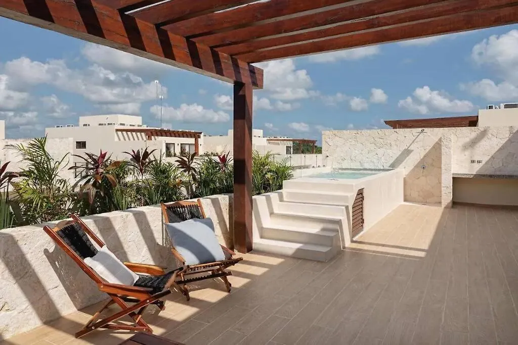 Spacious 2 Bdr Ph Blue Luxury Condo Pvt Pool Terrace Jungle View Tulum