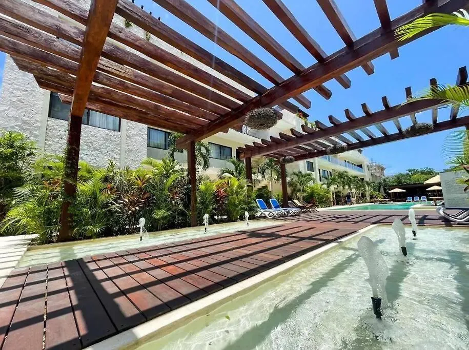 아파트 Spacious 2 Bdr Ph Blue Luxury Condo Pvt Pool Terrace Jungle View 툴룸 멕시코